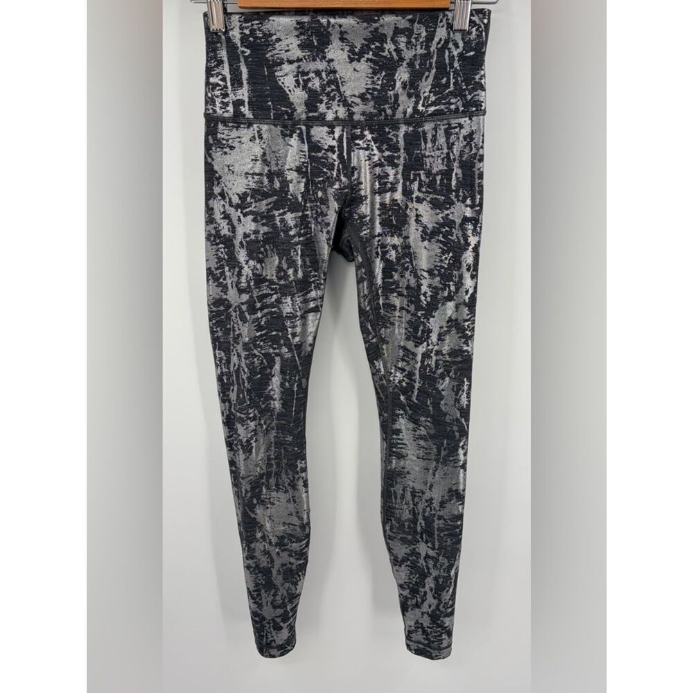 Lululemon wunder under high rise legging brindle foil 28” women’s 6 Athleisure